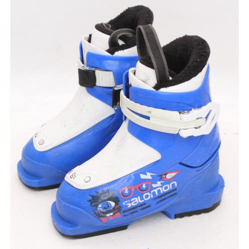 Salomon T1 Kids Ski Boots - Size 9 / Mondo 15 Used