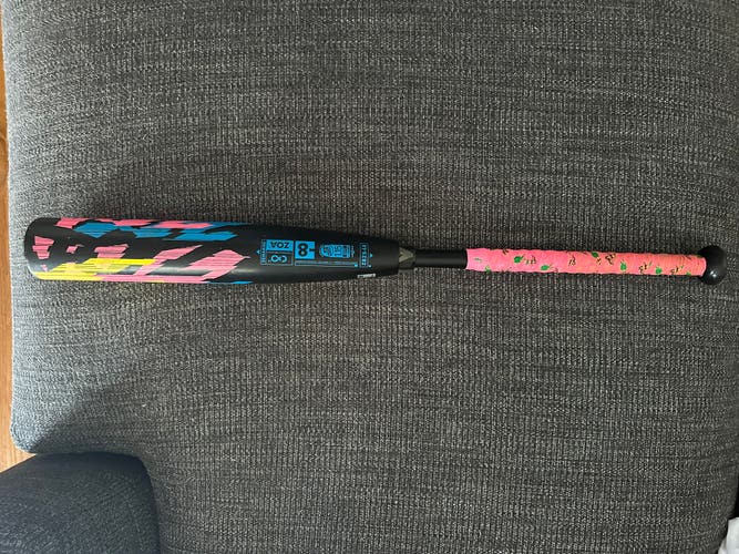 2023 DeMarini Zoa Glitch Composite USSSA Certified Bat (-8) 22 oz 30" (Used)