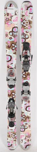 Roxy Flower Girl Kids Skis with Bindings - 120 cm Used