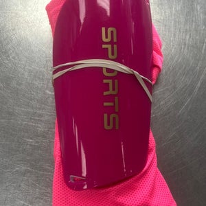 Used Soccer Shin Guards Youth Purple Junior 11497-S000151783