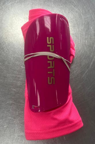 Used Soccer Shin Guards Youth Purple Junior 11497-S000151783