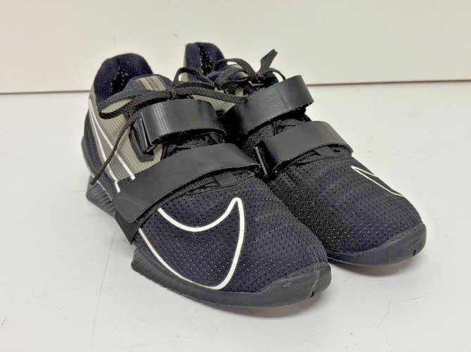Nike Romaleos 4 Black/Gray Weight Lifting Shoes US Men's 12 EU 46 Fast Shipping