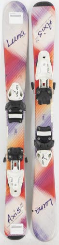 Axis Luna Kids Skis with Bindings - 90 cm Used