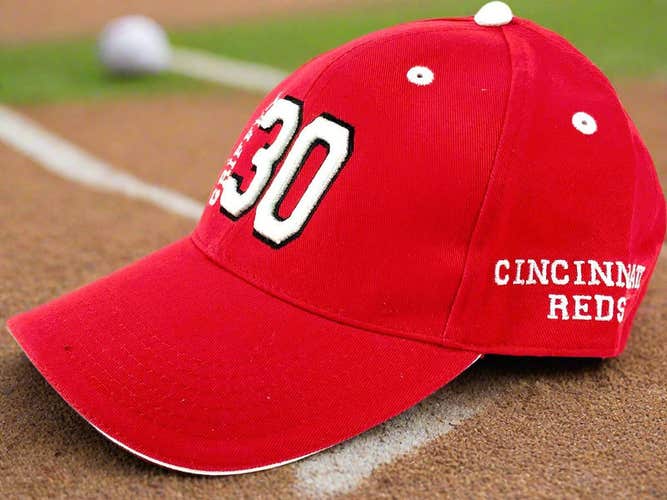 Ken Griffey Jr. #30 Cincinnati Reds MLB Vintage Late '90s NOS Cap (New)