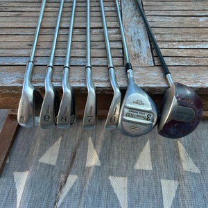 Women's Wilson Right Handed Iron Set Ladies Flex 7 Pieces Steel Shaft (Used)