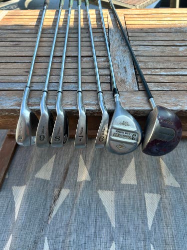 Women's Wilson Right Handed Iron Set Ladies Flex 7 Pieces Steel Shaft (Used)