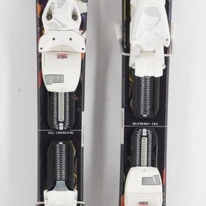 Axis Typhoon Twin Tip Kids Skis with Bindings - 115 cm Used