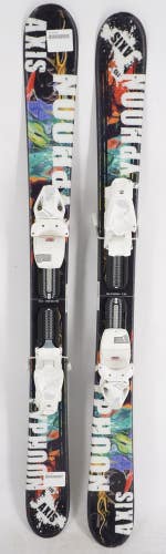 Axis Typhoon Twin Tip Kids Skis with Bindings - 115 cm Used