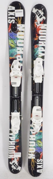 Axis Typhoon Twin Tip Kids Skis with Bindings - 115 cm Used