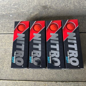 Nitro Tour Distance Soft 12 Pack  Red Ultrasoft 65 Compression Golf Balls New