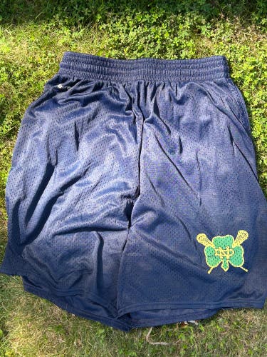 Vintage Brine Notre Dame Lacrosse Shorts