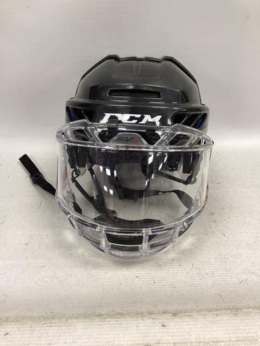 Used CCM FL 3DS LEARN TO SKATE Helmet Full Visor Combo Black S/M 11851-S000037230