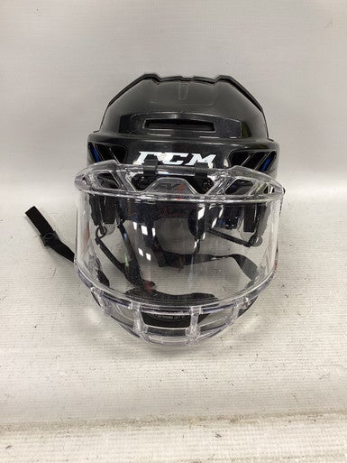 Used CCM FL 3DS LEARN TO SKATE Helmet Full Visor Combo Black S/M 11851-S000037230