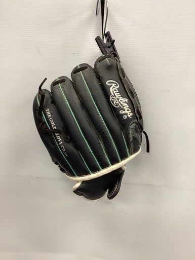 Used Rawlings SURE CATCH RH Throw Fastpitch Gloves Black 11" 11851-S000037218