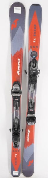 Nordica Drive 76 EXP Adult Demo Skis with Bindings - 150 cm Used