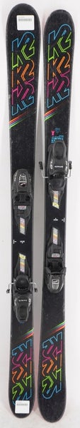 K2 Dream Weaver Twin Tip Junior Skis with Bindings - 139 cm Used