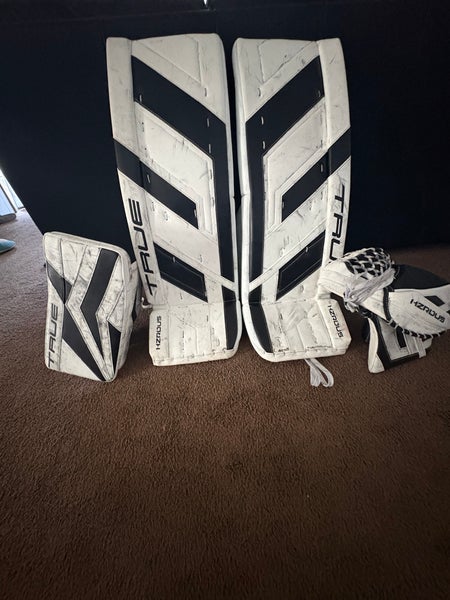 34" 2024 True HZRDUS PX4 Regular Goalie Full Set With Px3 Blocker (Used)
