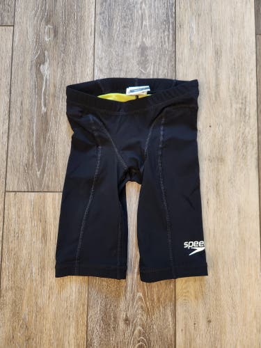 SPEEDO Men's Vanquisher Jammer Black Size 24 Swimsuit (Used)(7725903)