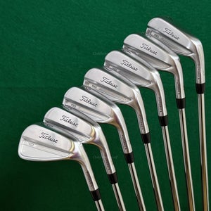 Titleist 2023 T100/T150 Forged 4-PW Iron Set Project X Rifle 5.5 Steel Regular
