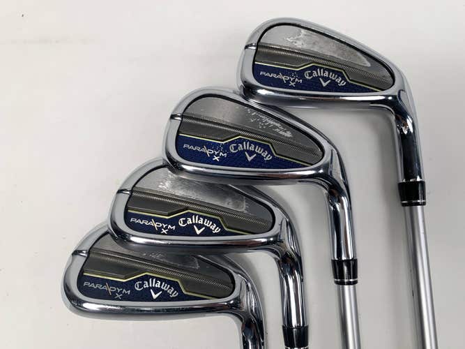 Callaway Paradym X Iron Set 8-PW+GW Aldila Ascent 40g Ladies Graphite Womens RH