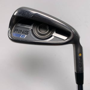 Ping G 2016 Single 6 Iron Yellow Dot 1.5* Up AWT 2.0 Regular Steel Mens RH