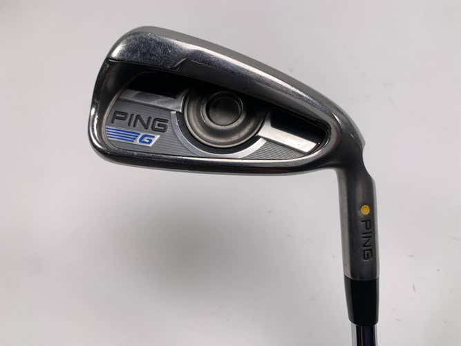 Ping G 2016 Single 6 Iron Yellow Dot 1.5* Up AWT 2.0 Regular Steel Mens RH