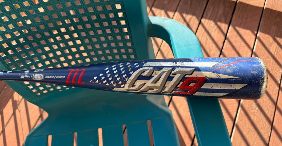 2021 Marucci CAT9 Alloy USSSA Certified Bat (-10) 20 oz 30" (Used)