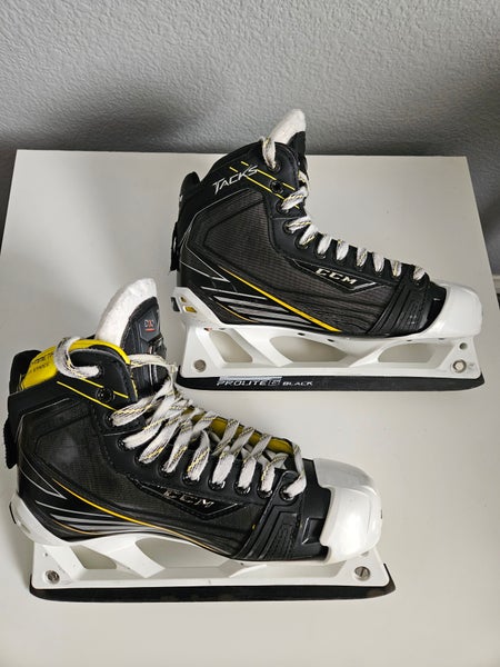 CCM Tacks Pro Hockey Goalie Skates 8.5 EE