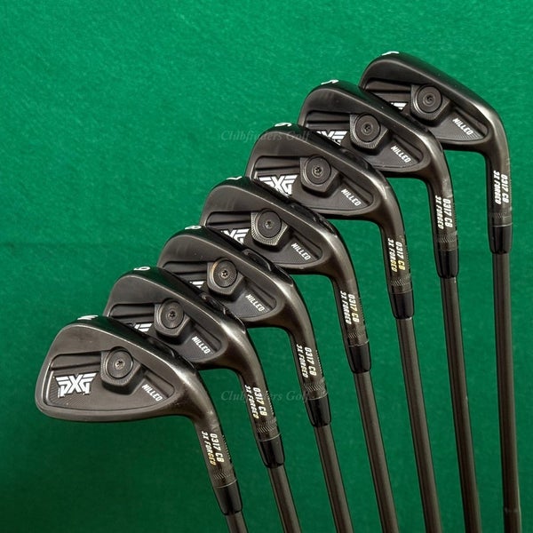 PXG 0317 CB Milled 3X Forged 4-PW Iron Set DG MID TI 115 S400 Matte Black Stiff