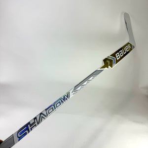 New Regular Gold Bauer Supreme Shadow Goalie Stick | 25" Paddle | Heel Curve | E604