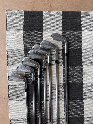 Men's 2021 Titleist T100S Right Handed Iron Set Stiff Flex (7 Clubs) #5 - #9, PW, GW Steel Shaft (Us