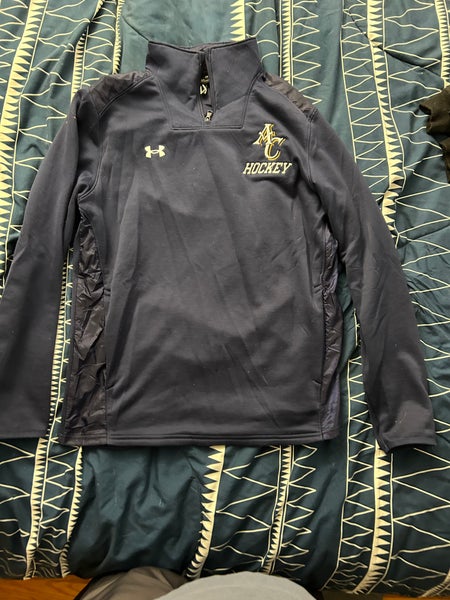 Blue Men's Large Under Armour Sweatshirt (Used)