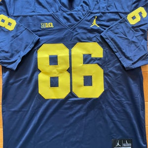 Michigan Wolverines Football Luke Schoonmaker Dallas Cowboys Men's Large Jersey
