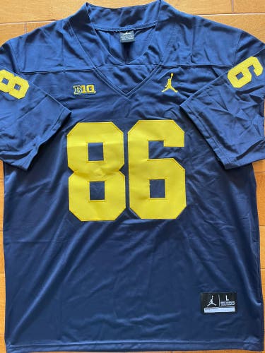 Michigan Wolverines Football Luke Schoonmaker Dallas Cowboys Men's Large Jersey