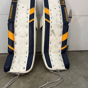 35" Warrior Ritual G3 Senior Regular Goalie Full Set 35+1.5 (Used) with knee pads