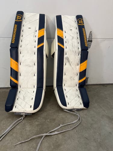 35" Warrior Ritual G3 Senior Regular Goalie Full Set 35+1.5 (Used) with knee pads