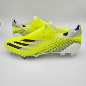 Adidas X Ghosted+ FG 'Solar Yellow' Soccer Cleats Men's Size 10.5