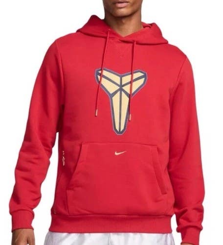 Nike Kobe Dri-FIT Pullover Red Basketball Hoodie  L