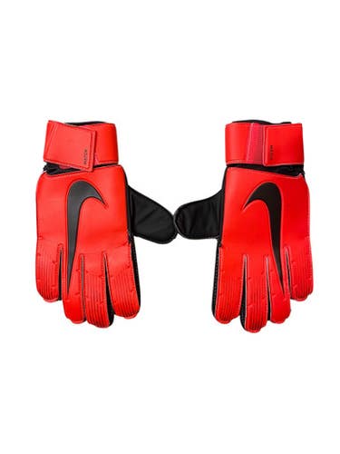 Used Nike GK MATCH Soccer Goalie Gloves Red 8 11706-S000361762