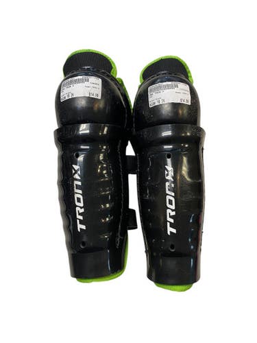 Used USA TRON X Youth Shin Guards Black 10" 11706-S000361667