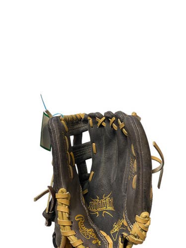 Used Rawlings HIGH LIGHT SERIES H115HB BB/SB Glove RH Throw Brown 11 1/2" 11706-S000361654