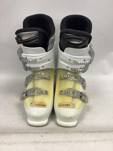 Used Lange VENUS SPEED R Womens DH Ski Boot White 255 MP - M07.5 - W08.5 11851-S000037217