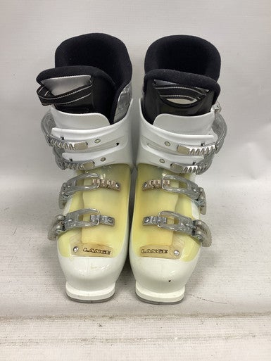 Used Lange VENUS SPEED R Womens DH Ski Boot White 255 MP - M07.5 - W08.5 11851-S000037217