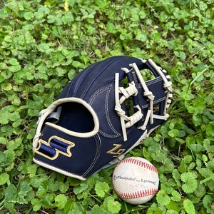 SSK Z9 Maestro 11.5” Navy/Camel Spiral I Web Infield Baseball Glove