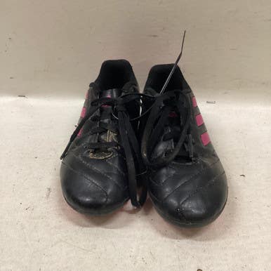 Used Adidas Soccer Cleats Black And Pink Youth 12.0 11725-S000490623