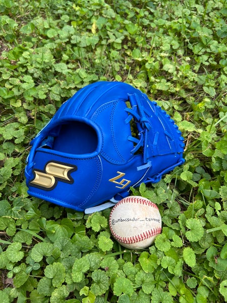 SSK Z9 Maestro 11.5” Blue One Piece Web Infield Baseball Glove
