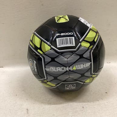Used Franklin BLACKHAWK All Size Soccer Ball Black 3 11725-S000490769