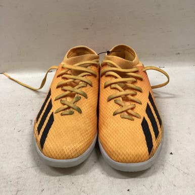 Used Adidas Soccer Indoor Shoes Yellow Junior 05 11725-S000490791