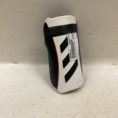Used Adidas Soccer Shin Guards Junior White LG 11725-S000490807