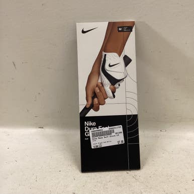 Used Nike Mens Golf Glove Black And White LG 11725-S000490923